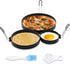 8" Omelet Ring, 6" Pancake Ring, 3.5" Egg Ring, Upgrade Large 3 Pack Stainless Steel Non-Stick Cooking Rings