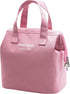 Mziart Insulated Lunch Bag, Simple Bento Cooler Bag for Lunch Box, Tote Bag for Women Men Adult Picnic Working Hiking