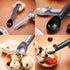 HANSGO 2PCS Ice Cream Scoop, 7 inches Nonstick Anti-Freeze Aluminum Design, Dishwasher Safe