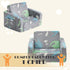SUFUS 2-in-1 Baby Toddler Couch Chair Kids Foldable Toddler Fold Out Couch Sofa for Playroom Pull Out Children