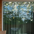 Hanging Vine Floral Window Clings - PVC Double-Sided Flower Leaf Anti-Collision Removable Decals for Home Party Shop