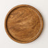 CRAFTYKART Set 11 inches, 11 inches Round Wood Serving Trays Rustic Nesting Trays Stackable Platters for Serving Cakes
