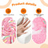 2-in-1 1-3 MeMoreCool Glowing Pink Rainbow Kids Chair, Glow-in-the-Dark Kids Couch Fold Out Sofa for Girls, Comfy Plush