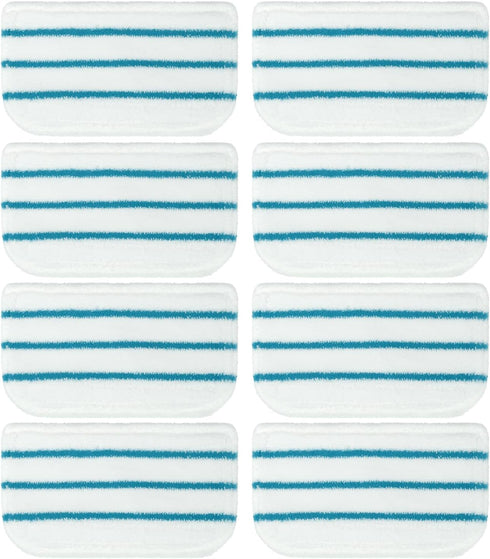 8 Pack Replacement Steam Mop Pads for Black+Decker SM1600, SM1610, SM1620, HSM13E1, HSMC1300FX, HSMC1321, HSMC1361SG