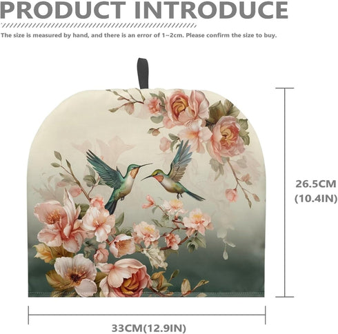 Hummingbird Flower Tea Cozy, Insulated Teapot Cover for Kitchen Accessory, Keeps Tea Pot Warm