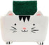 MONMOB Cat Sponge Holder Ceramic Cat Soap Holder Cute Cat Decor Kitchen Accessories Cat Home Decor Ceramic Kitchen