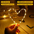 Kangheshun Lights,1 Pack Decor(5m/16ft Timer Blinking Tiny Led Fairy Mini Battery Powered Copper Wire Starry Small