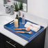 15.7 11.8 1.57" MAONAME Royal Blue Serving Tray with Handles, Rectangular Decorative Tray, Modern Coffee Table Trays
