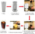 Fdit Cold Brew Coffee Filter, Stainless Steel Coffee Infuser, Fine Mesh Iced Coffee Maker (8 * 15cm)