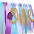 WODCM 1st 1st Mermaid HighChair Banner Birthday High Chair Banner Girl Mermaid High Chair Skirt Under The Sea Birthday
