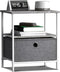 Sorbus Nightstand 1-Drawer Shelf Storage - Bedside Furniture & End Table Chest