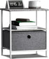 Sorbus Nightstand 1-Drawer Shelf Storage - Bedside Furniture & End Table Chest