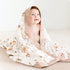 6 47" 47" GRSSDER Muslin Cotton Quilt Blanket - Silky Soft and Breathable Baby Blanket Quilt, Oversized Muslin Blankets