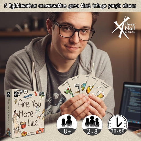 Are You More Like - Fun Board & Card Games for Adults & Families | Conversation & Get-to-Know-You Party Game