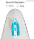 Encasa Homes Replacement Ironing Board Cover & Foam Pad, Heat Reflective 'Metallic Silver Silicone', Fits Standard
