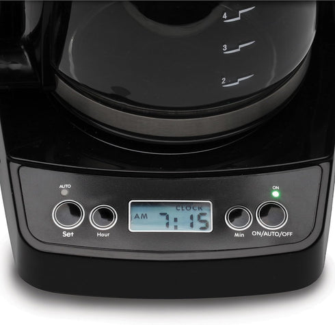 5-Cup Capresso Mini Drip Coffee Maker, Black and Stainless Steel