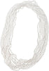 "Skeleteen Faux White Pearl Necklaces - 12 Pack Pearl Beaded Necklace Party Favors"