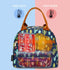 FlowFly Insulated Lunch Cooler Bag - Cactus Tote Bag Organizer for Men and Women