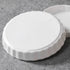 FEOOWV 7 Inch White Round Porcelain Quiche Pan - Non-Stick - Baking Tart Pies, Chicken Pot Pie, Dishwasher Safe