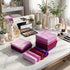 40 (10 10 Inch,Purple Newwiee Pcs Wash Cloth Bulk Cotton Bath Hand Face Washcloths Soft Quick Drying Towel for Women
