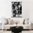 27x40 Magnetic Wood Poster Frame for Photo Picture Canvas Artwork Wall Hanging (1 Pack, Black)