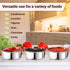 Signoraware Stainless Steel Containers Set - Eco Friendly Storage Canisters, Modern Airtight Keeper for Tea, Sugar, 3