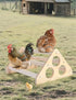 DsyysdS Wooden Chick Perch, Chick Stand Training Perch, Wood Chicken Roosting Bar for Entertainment, Strong Chick