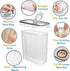 2 Pack (15.4 Oz Shazo Cereal Capacity) Small Airtight Cereal Containers Storage with Lids, Perfect Space Saving