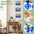 Leinuosen 3 9 Wall Hanging Plant Propagation Stations Mother Gifts for Her Plant Lovers Tiered Heart Shaped Glass Vases