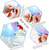 PP OPOUNT 50 Pieces Balloon Sticks, Upgraded Version White Holders with Cups for Party Decoration