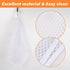 SUNLAND Netted Dish Cloths 6 Pack for Washing Dishes, Fast Drying Mesh Scrubber 12 Inch x 12 Inch White