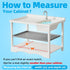 Waterproof Under Sink Mat, 34” x 22” Cabinet Liner for Kitchen & Bathroom, Silicone Tray for Sink Drip