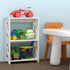 pikpuk Side Table, Narrow End Table with Storage Shelf, Minimalist Bedside Tables Nightstand, Small Bookshelf Bookcase