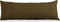 EVOLIVE Ultra Soft Microfiber Body Pillow Cover, 21"x54" with Hidden Zipper Closure, Coffee