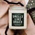 CE Craft - Smells Like Draco Scented Candle, Apple + Mahogany, Gift for Her, Celebrity Prayer Candle
