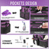 SCAVATA Compact Wearable Cleaning Caddy, Small Cleaning Caddy Supplies Organizer with Handle & Shoulder Straps