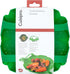 Cuisipro Silicone Vegetable Steamer, 16 x 9 x 3in, Green