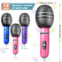 Zhanmai 12 80s 90s Pieces Inflatable Microphones for Kpop Birthday Party Blow up Fake Microphone Prop Toy for Rock Star
