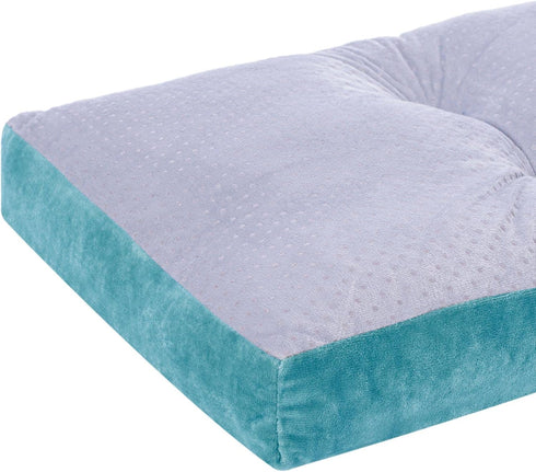 JAMPAYANG (36"x14", Bench Cushion, Non-Slip Tufted Bench Cushions for Swing, Shoe Storage, Window Seat Sky Blue)
