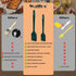 Walfos Silicone Basting Pastry Brush Set, 2 Pcs in Ink Green, Perfect for BBQ Grill Kitchen Cooking