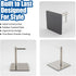EHOMEA2Z 1) Magnetic Paper Towel Holder Stainless Steel Heavy Duty Steel Refrigerator Kitchen Fridge Bar Grill BBQ RV
