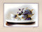 Country Wall Decor Art Print Poster, Violets Flowers & Kettle Tea Pot Still Life (16x20)