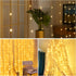 300 8 HOME LIGHTING Window Curtain String Lights, LED Lighting Modes Fairy Copper Light with Remote, USB Powered