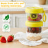 LKTKJDS 26 oz 100% On the Go Yogurt Parfait Snack Cup with Spoon & Lid, Leak Proof Granola Holder for To Go Breakfast