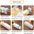 WonLiq 2 Pack Butter Dispenser with Lid, Adjustable Dosage Control, Dishwasher Safe, Upgraded Butter Spreader, Perfect