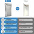 Hanging Laundry Hamper Bag, Space Saving Over the Door Storage for Dirty Clothes, Washable Organizer for Small Rooms