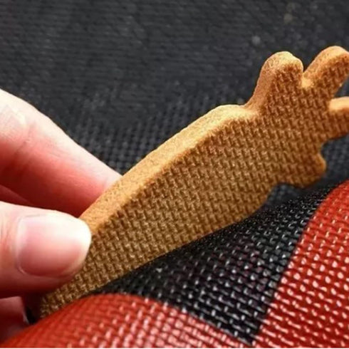 2 Pcs Silicone Mat, Microperforated Fiberglass Baking Pan Mat, Strong Heat Resistance Oven or Pan Liner Baking Tool