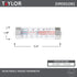 Taylor Large Dial Kitchen Refrigerator/Freezer Thermometer with Suction Cups, 2 Pack
