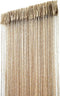 ave split Decorative Door String Curtain, Wall Panel Fringe, Window Room Divider, 100x200cm, Champagne