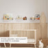 Set 3 Decorative Nursery Bookshelves for Kids - of Easy to Install Floating Shelves for Wall Mount - Beautiful Hanging